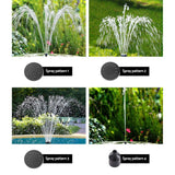 Darrahopens Home & Garden > Fountains Gardeon Solar Pond Pump Submersible Powered Garden Pool Water Fountain Kit 2.6FT