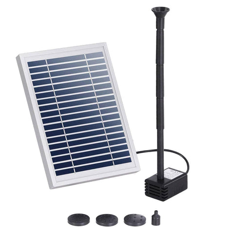 Darrahopens Home & Garden > Fountains Gardeon Solar Pond Pump Submersible Powered Garden Pool Water Fountain Kit 4.4FT