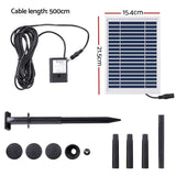 Darrahopens Home & Garden > Fountains Gardeon Solar Pond Pump Submersible Powered Garden Pool Water Fountain Kit 4.4FT