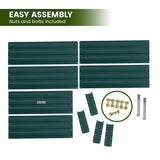 Darrahopens Home & Garden > Garden Beds Wallaroo Garden Bed 150 x 90 x 30cm Galvanized Steel - Green