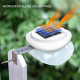 Darrahopens Home & Garden > Garden Lights 2PCS Monocrystalline solar panel LED Wall Lights for Fence Garden(White)