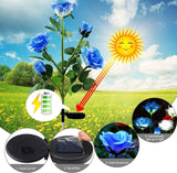 Darrahopens Home & Garden > Garden Lights Blue Bulk Solar Garden Lights 75cm Long Rose Flowers Yard Lamp Xmas Halloween Deco AU