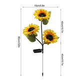 Darrahopens Home & Garden > Garden Lights LED Solar Sunflower Lights Flower Lamp Landscape Lawn Path Garden AU Day