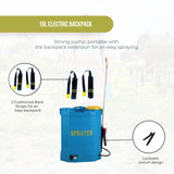 Darrahopens Home & Garden > Garden Tools 16L Rechargeable Backpack Pressure Sprayer - Portable Electric Garden Weed Pump