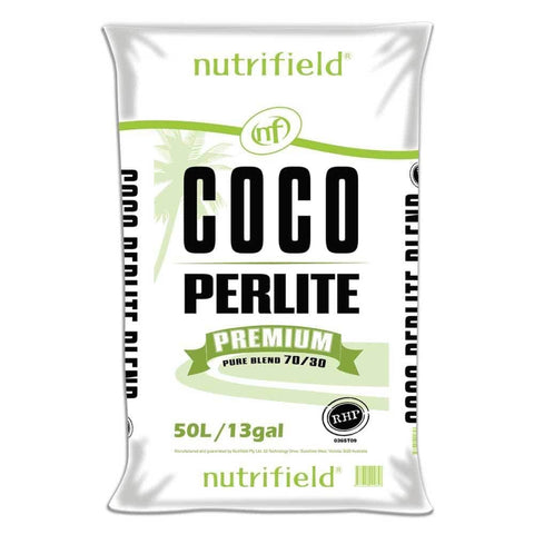 Darrahopens Home & Garden > Garden Tools 50L Coco Perlite Premium Nutrifield 70% Coir 30% Hydroponic Plant Growing Medium