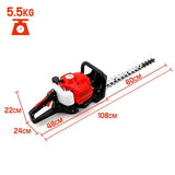 darrahopens Home & Garden > Garden Tools Baumr-AG 26CC Petrol Hedge Trimmer - 2-Stroke Clipper Saw Precision 24 Blade