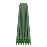 Darrahopens Home & Garden > Garden Tools Green Fingers Garden Stakes Metal Plant Support 24pcs 92x1.1CM