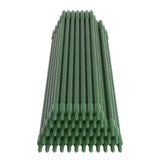 Darrahopens Home & Garden > Garden Tools Green Fingers Garden Stakes Metal Plant Support 48pcs 60x1.1CM