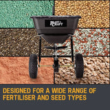 darrahopens Home & Garden > Garden Tools PLANTCRAFT Tow Behind Broadcast Spreader 30kg 26L Seed Fertiliser Tow Rotary