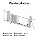 Darrahopens Home & Garden > Gate Openers LockMaster Electric Sliding Gate Opener 800KG Keypad 4M