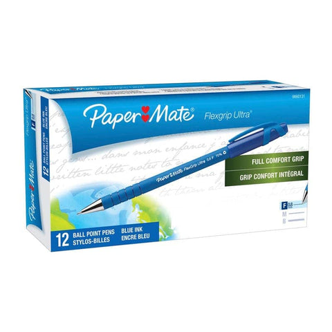 darrahopens Home & Garden > Hammocks PAPER MATE Flex Grip Ball Pen 0.8mm Blu Box of 12