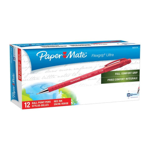 darrahopens Home & Garden > Hammocks PAPER MATE Flex Grip Ball Pen 1.0mm Red Box of 12