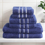 Darrahopens Home & Garden > Home & Garden Others 6 Pack Bath Towels Set Cotton Towel Navy