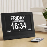 Darrahopens Home & Garden > Home & Garden Others Artiss 7" Digital Day Clock Calendar Alarm Black