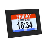 Darrahopens Home & Garden > Home & Garden Others Artiss 8" Digital Day Clock Calendar Alarm Black