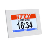 Darrahopens Home & Garden > Home & Garden Others Artiss 8" Digital Day Clock Calendar Alarm White