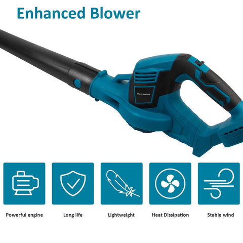 Darrahopens Home & Garden > Home & Garden Others Cordless Leaf Blower Dust Tools Garden Lightweight for Makita 18V  Battery AU