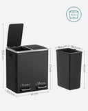 Darrahopens Home & Garden > Home & Garden Others Dual Kitchen Bin 2x15L, Black