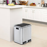 Darrahopens Home & Garden > Home & Garden Others Dual Kitchen Bin 2x15L Waste Separator