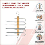 darrahopens Home & Garden > Home & Garden Others Pants Clothes Coat Hanger Non-slip Magic Space Saver Closet Organizer Rack