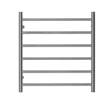 Darrahopens Home & Garden > Home & Garden Others Premium Brushed Chrome Towel Rack - 6 Bars, Round Design, AU Standard, 650x620mm Wide