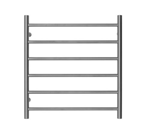 Darrahopens Home & Garden > Home & Garden Others Premium Brushed Chrome Towel Rack - 6 Bars, Round Design, AU Standard, 650x620mm Wide