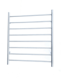 Darrahopens Home & Garden > Home & Garden Others Premium Brushed Chrome Towel Rack - 8 Bars, Round Design, AU Standard, 1000x620mm Wide