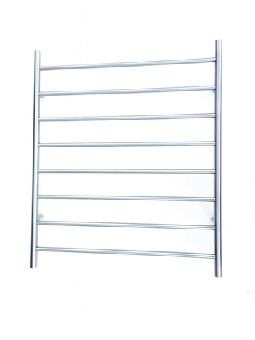 Darrahopens Home & Garden > Home & Garden Others Premium Brushed Chrome Towel Rack - 8 Bars, Round Design, AU Standard, 1000x850mm Wide