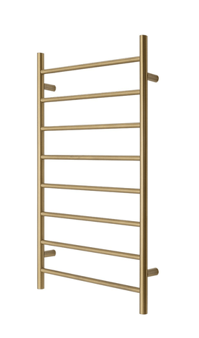 Darrahopens Home & Garden > Home & Garden Others Premium Brushed Gold Towel Rack - 8 Bars, Round Design, AU Standard, 1000x620mm Wide