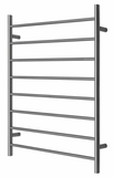 Darrahopens Home & Garden > Home & Garden Others Premium Brushed Nickel Heated Towel Rack - 8 Bars, Round Design, AU Standard, 1000x850mm Wide