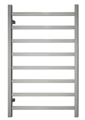 Darrahopens Home & Garden > Home & Garden Others Premium Brushed Nickel Heated Towel Rack - 8 Bars, Square Design, AU Standard, 1000x620mm Wide