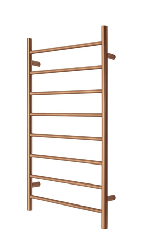 Darrahopens Home & Garden > Home & Garden Others Premium Brushed Rose Gold Towel Rack - 8 Bars, Round Design, AU Standard, 1000x620mm Wide