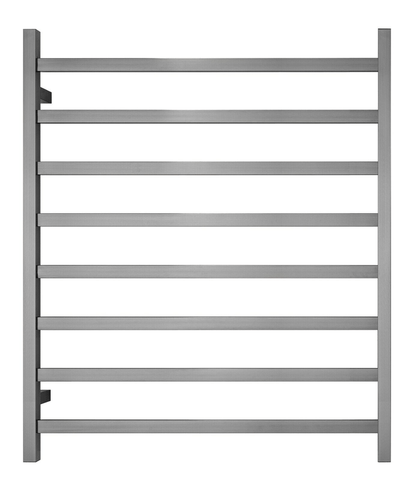 Darrahopens Home & Garden > Home & Garden Others Premium Gunmetal Heated Towel Rack - 8 Bars, Square Design, AU Standard, 1000x850mm Wide