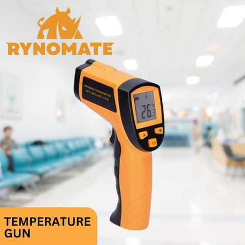 Darrahopens Home & Garden > Home & Garden Others RYNOMATE Non-Contact Digital Laser -50℃~550℃ Temperature Gun with Adjustable Emissivity