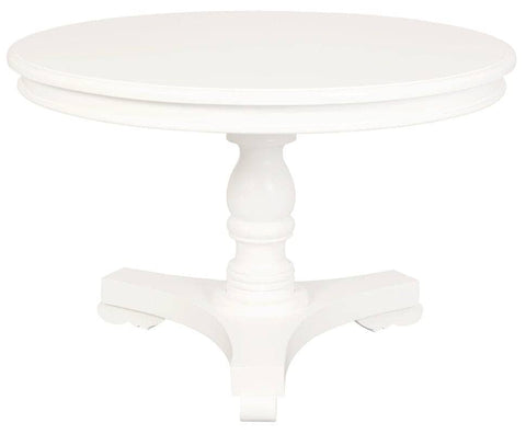 Darrahopens Home & Garden > Home & Garden Others Tasmania Round Dining Table 120 cm (White)