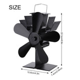 Darrahopens Home & Garden > Home & Garden Others Wood Heater Fan Eco Heat Powered Self-Powered Silent for Fireplace Stove Burner