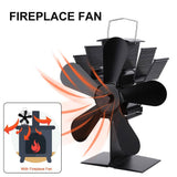 Darrahopens Home & Garden > Home & Garden Others Wood Heater Fan Eco Heat Powered Self-Powered Silent for Fireplace Stove Burner