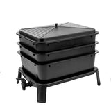 Darrahopens Home & Garden > Home & Garden Others Worm Farm Factory worm wee Composter 30L 4 Trays Compost Bin Worm Farm Composting System