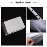 Darrahopens Home & Garden > Home Office Accessories 100Pack A4 Sheet Protector Plastic Pockets Bulk Lot Clear Reinforced Folders