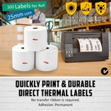 Darrahopens Home & Garden > Home Office Accessories 3 rolls 100x150mm 4x6 900 Labels Shipping Label Fastway eParcel Aaramex Couriers Please