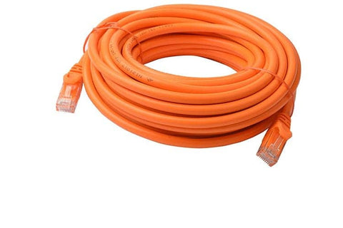 darrahopens Home & Garden > Home Office Accessories 8WARE Cat6a UTP Ethernet Cable 10m Snagless Orange