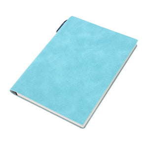 Darrahopens Home & Garden > Home Office Accessories A5 200 Pages Fashion Glued PU Leather Cover Journal Travel Notebook Travellers Diary(Light Blue)