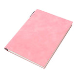 Darrahopens Home & Garden > Home Office Accessories A5 200 Pages Fashion Glued PU Leather Cover Journal Travel Notebook Travellers Diary(Pink)