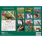 Darrahopens Home & Garden > Home Office Accessories Australian Birds – 2023 Rectangle Wall Calendar 16 Months Planner New Year Gift