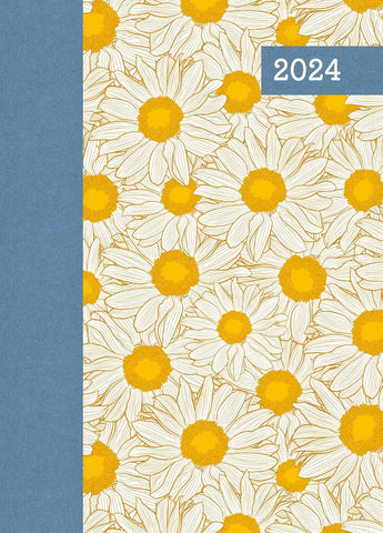 Darrahopens Home & Garden > Home Office Accessories Hazy Daisies 2024 Premium A6 Flexi Pocket Diary Planner Christmas New Year Gift