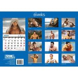 Darrahopens Home & Garden > Home Office Accessories Hunks - 2024 Rectangle Wall Calendar 16 Months Planner Handsome Men Photos Gift