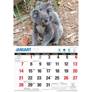 Darrahopens Home & Garden > Home Office Accessories Icons of Australia - 2024 Rectangle Wall Calendar 16 Months Famous Landmarks