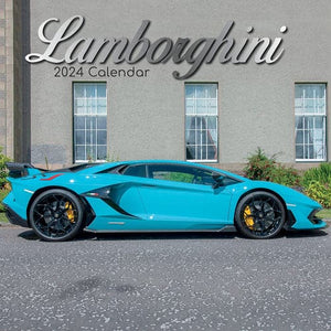 Darrahopens Home & Garden > Home Office Accessories Lamborghini - 2024 Square Wall Calendar 16 Month Planner Christmas New Year Gift