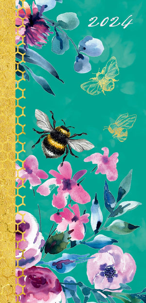 Darrahopens Home & Garden > Home Office Accessories Queen Bee - 2024 Flexi Pocket Diary Premium Planner Christmas Xmas New Year Gift