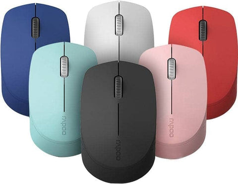 darrahopens Home & Garden > Home Office Accessories RAPOO M100 2.4GHz & Bluetooth 3 / 4 Quiet Click Wireless Mouse Black - 1300dpi Connects up to 3 Devices, Up to 9 months Battery Life